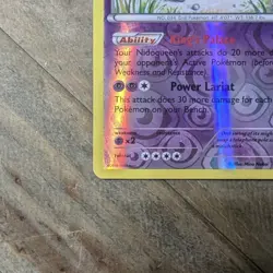 Nidoking Pokemon - 45/114 - Rare - Reverse Holo - XY - Steam Siege - LP - Image 3