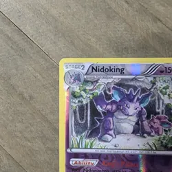 Nidoking Pokemon - 45/114 - Rare - Reverse Holo - XY - Steam Siege - LP - Image 5
