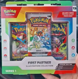 Pokemon First Partner Series 1 Illustration Collection, Mega Evolution, TCG - Image 1
