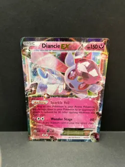 Diancie EX Ultra Rare XY - Fates Collide 72/124 NM Pokemon TCG - Image 1