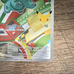 Pokemon TCG Bulbasaur 037 MEP HP80 Leech Seed 2026 Stamped Holo Basic Card - Image 4