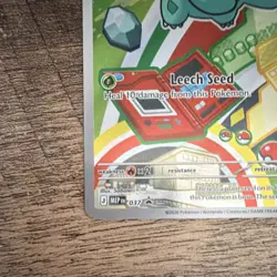 Pokemon TCG Bulbasaur 037 MEP HP80 Leech Seed 2026 Stamped Holo Basic Card - Image 5