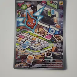 Pokemon Rotom 197/182 Sv10 Destined Rivals Illustration Rare Holo 60 HP - Image 1