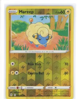 Mareep 54/203 Reverse Holo Rare TCG Pokemon NM 0119#11 - Image 1