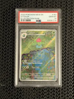 Pokemon 151 Bulbasaur Ivysaur Venasaur EX PSA 10 Sequential ID/Art Set of 3 - Image 4