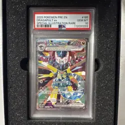 Pokemon Dragapult ex Special Illustration Rare Holo PSA 10 165/131 Prismatic Ev… - Image 1