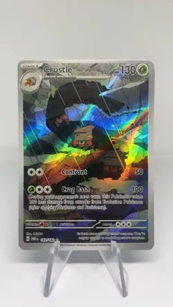 Pokemon TCG Crustle Paradox Rift 183/182 Holo Illustration Rare NM/M+ Condition - Image 1