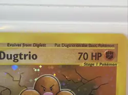 2002 Pokemon Expedition E-Reader 10/165 Dugtrio Holo Rare LP/NM - Image 3