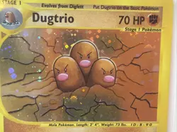 2002 Pokemon Expedition E-Reader 10/165 Dugtrio Holo Rare LP/NM - Image 5