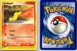 CYNDAQUIL POKEMON SANDSTORM 59/100 COMMON LP - Image 1