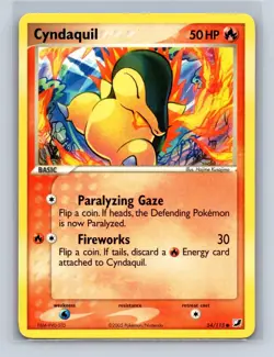 CYNDAQUIL 54/115 C UNSEEN FORCES POKEMON LP - Image 1