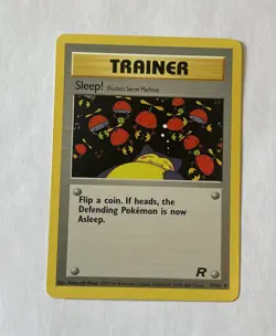 Pokemon TCG Trainer: SLEEP! - 79/82 Team Rocket - NM - Image 1