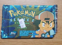 2000 topps pokemon tv animation series 2 blue. Tear on the corner of pack - Image 1