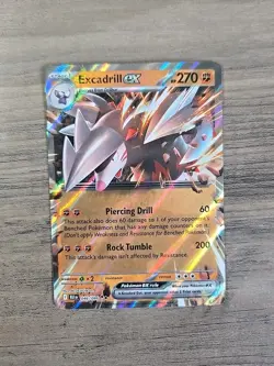 Pokemon TCG Excadrill EX 046/086 Black Bolt Double Rare NM - Image 1