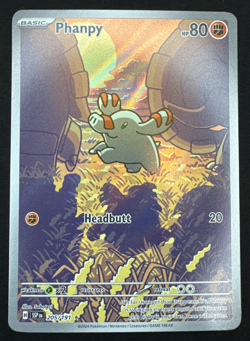 PHANPY 205/191 NM ILLLUSTRATION RARE SURGING SPARKS POKEMON 2024 - Image 1