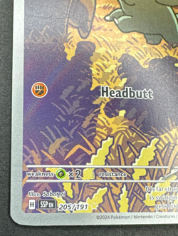 PHANPY 205/191 NM ILLLUSTRATION RARE SURGING SPARKS POKEMON 2024 - Image 4