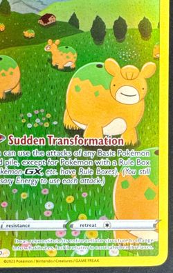 DITTO GG22/GG70 LP ULTRA RARE CROWN ZENITH GALARIAN GALLERY POKEMON 2023 - Image 2