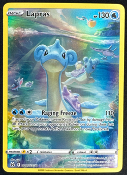 LAPRAS GG05/GG70 NM ULTRA RARE CROWN ZENITH GALARIAN GALLERY POKEMON 2023 - Image 1