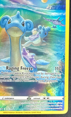 LAPRAS GG05/GG70 NM ULTRA RARE CROWN ZENITH GALARIAN GALLERY POKEMON 2023 - Image 2