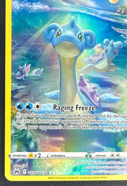 LAPRAS GG05/GG70 NM ULTRA RARE CROWN ZENITH GALARIAN GALLERY POKEMON 2023 - Image 5