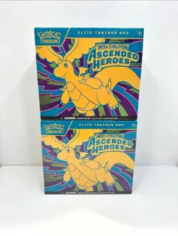 Pokemon TCG Ascended Heroes Elite Trainer Box Lot x2 ETB's New Factory Sealed - Image 1