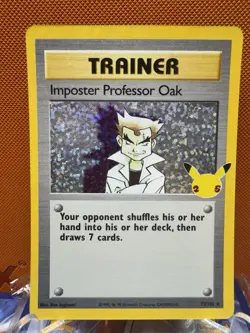 Imposter Professor Oak 73/102 - HOLO BLEED - Pokemon Celebrations - NM 1559 - Image 1