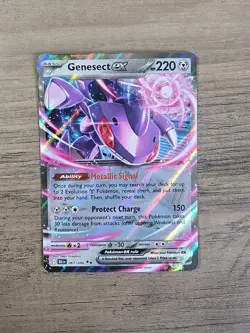 Pokemon TCG Genesect Ex 067/086 Double Rare Black Bolt NM - Image 1
