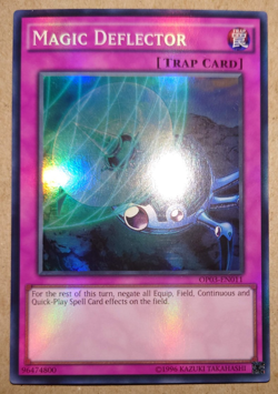 Yugioh Magic Deflector OP03-EN011 Super Rare - Image 1