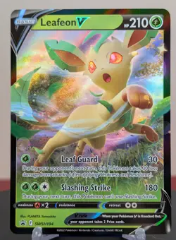 Pokemon Leafeon V #SWSH194 Black Star Promo - Image 1