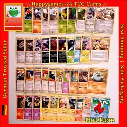 40x Pokemon Karten Sammlung gemischt div. Set TCG non Holo /E28 - Image 1