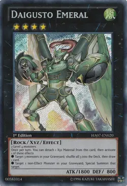 Lightly Played Daigusto Emeral - HA07-EN020 - Secret Rare - 1st Edition - YuGiOh - Image 1