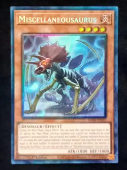 YuGiOh! Miscellaneousaurus RA04-EN022 Collector's Rare - Near Mint - Image 1