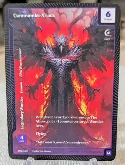 Wonders of the First Commander X'sacz Mythic Call of the Stones CoTS - Image 1