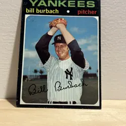 Bill Burbach 1971 Topps #683 New York Yankees - Image 3