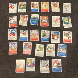 Club Penguin Trading Cards And Pencil Tin. 10 Shiny, Custom Cards, Gold Code - Image 3