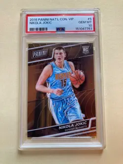 2016 Panini National VIP Nikola Jokic #5 Rookie RC PSA 10 Brand New Slab 🔥🔥🔥 - Image 1