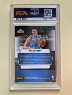 2016 Panini National VIP Nikola Jokic #5 Rookie RC PSA 10 Brand New Slab 🔥🔥🔥 - Image 2