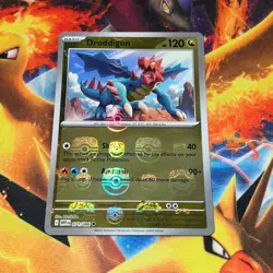 Druddigon 071/086 Masterball WHITE FLARE Near Mint Pokemon Card - Image 1