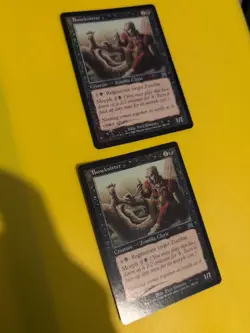 Boneknitter x2 Zombie Cleric Onslaught MTG Card Old vintage FOIL. Shooting star. - Image 1