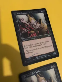 Cabal Archon x2 Cleric Onslaught. MTG Card. Old vintage FOIL. 1 non english - Image 5