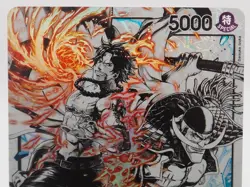 ST22-001 Ace & Newgate (Parallel) English L NM One Piece TCG Card Game - Image 3