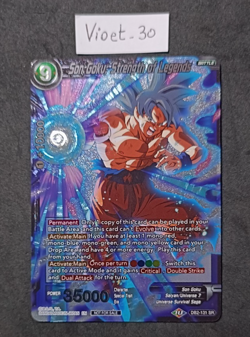 Dragon Ball Super Card Game "Son Goku, Strenght of Legends" DB2-131 SR. NM - Image 1