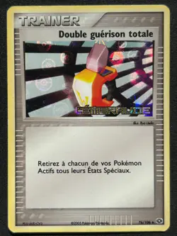 DOUBLE GUERISON TOTALE HOLO 76/106 EX EMERAUDE FR POKEMON CARD - Image 1