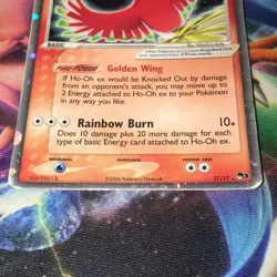 Ho-Oh EX ~ 17/17 ~ Holo ~ POP SERIES 3 ~ MODERATE PLAY ~ Pokemon Card - Image 2