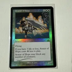 1x Signed Foil Prerelease Avatar of Hope Prophecy Lp Free Shipping - Image 1