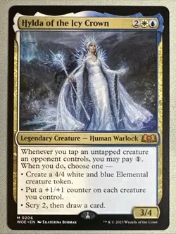 MTG / Hylda of the Icy Crown / WOE / #206 / Regular / Mythic / NM - Image 1