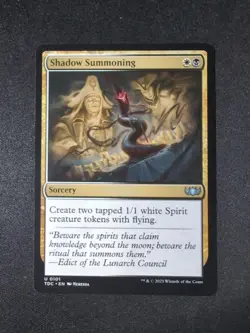 MTG - Shadow Summoning - Free P+P - Image 1