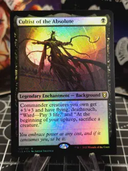 FOIL MTG Cultist of the Absolute Foil Baldur's Gate CLB NM - Image 1