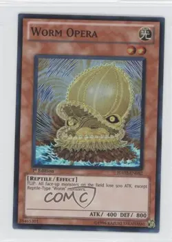 Worm Opera 1st Ed. YuGiOh Hidden Arsenal 2 #HA02-EN052 2010 - Image 1