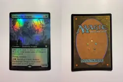 Earthquake Dragon (Extended Art) 588 MTG Battle for Baldur's Gate Foil - Image 3